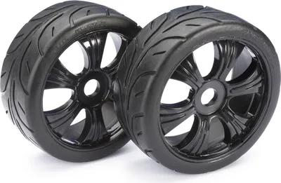 Image de Absima jeu de roues LP Buggy "Street" noir 1:8 (2 pcs.)