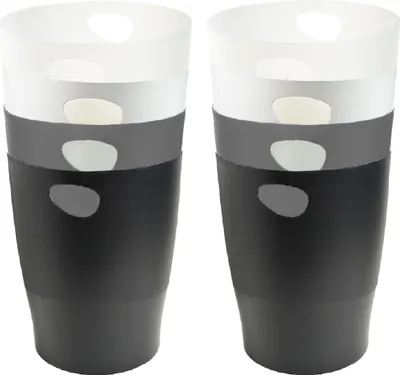 Produktbild von Exacompta 8x Papierkorb ECOBIN, 15 Liter, Office - Farben sortiert - 45398D