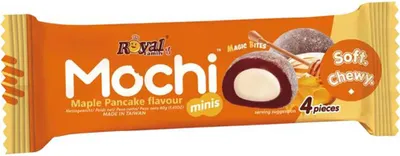 Zdjęcie produktu dla Royal Family Mochi Maple Pancake Snack Riegel Soft Chewy 40g