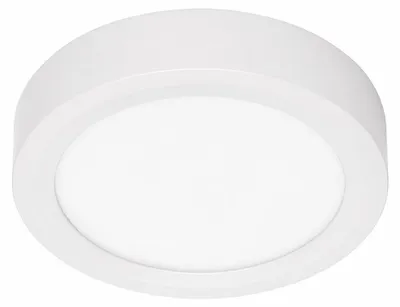 Zdjęcie produktu dla Lampa sufitowa LED BRILONER FIRE, neutralne białe światło, płaska konstrukcja, biały, 17 x 3,2 cm