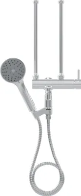 Produktbild von STIEBEL ELTRON Einhebel-Wandarmatur MEBD für Druck-Durchlauferhitzer, Badewannenarmatur mit Handbrause, 205623