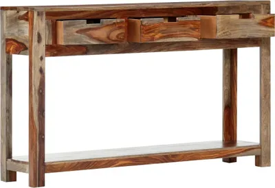 Obrázek produktu pro vidaXL Konzolový stolek se 3 zásuvkami 120x30x75 cm z masivního dřeva akácie