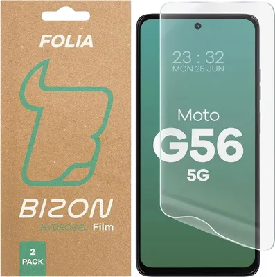 Produktbild von Bizon Glas Hydrogel Front Motorola Moto G56 5G [2 PACK]