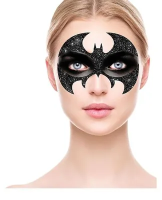Obrázek produktu pro Třpytivá nalepovací maska Netopýr Halloween 2026
