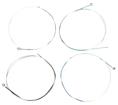 Imagen del producto de Juego de cuerdas de acero para violín, tamaño completo, calibre 010, 014, 020, 029 (010-029)