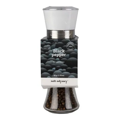 Zdjęcie produktu dla Salt Odyssey – czarny pieprz (młynek) – 80 g