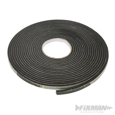 Obrázek produktu pro Samolepicí těsnicí pásek z pěny EVA 3-8 mm/10,5 m, černý