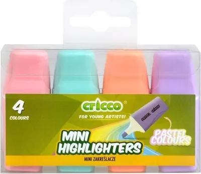 Immagine prodotto di Cricco Zakreślacze Mini pastel 4 kolory