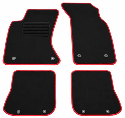 Produktbild von Fußmatten-Set für Audi A4 B5, 01/1999-09/2001, 4-teilig, Schwarz