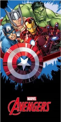 Obrázok produktu pre Osuška Avengers 140x70 cm Vysokokvalitná a odolná plážová osuška