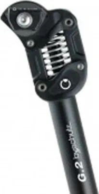 Produktbild von by.schulz 10617 G.2 Federsattelstütze Ø 30,9mm, 350mm, schwarz, medium 60-85kg, schwarz