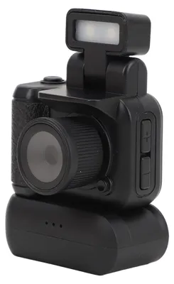 Obrázok produktu pre Malá digitálna kamera 1080P HD s 1,44-palcovým farebným displejom, DVR videokamera, videorekordér, fotoaparát vo veľkosti palca s baterkou, nabíjací kufrík, čierna