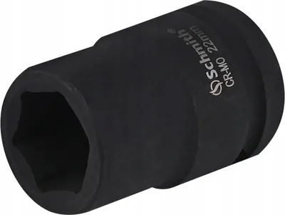 Produktbild von Schmith Kraft-Steckschlüssel-Einsatz 3/4 Zoll 22 mm aus CrV Stahl Profi Werkstatt Werkzeug