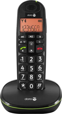 Produktbild von Doro PhoneEasy 100w schnurloses Seniorentelefon mit Tonverstärkung Schwarz