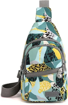 Produktbild von Unyqoos® Crossbody Anti-Diebstahl-Slingbag für Damen & Herren, wasserfestes Nylon, 17×11×30 cm, 214 g, verstellbarer Schultergurt