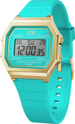 Image de Ice-Watch 022055 ICE digit retro Blue Curacao Small Uhr Alarm blau