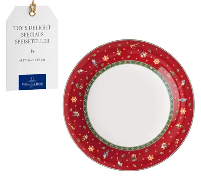 Produktbild von Villeroy & Boch – Toy's Delight Speiseteller Rot Spülmaschinenfest