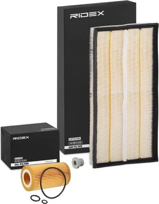 Produktbild von RIDEX Filterset Inspektionspaket Filtersatz passend für MERCEDES-BENZ B-Klasse (W245) VIANO (W639) VITO Bus (W639) VITO / MIXTO Kasten (W639)