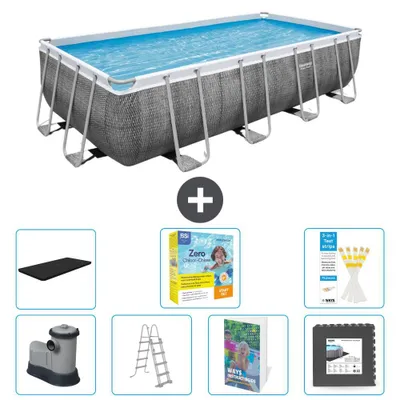 Zdjęcie produktu dla Bestway Power Steel prostokątny – 549 x 274 x 122 cm – 8 elementów S607