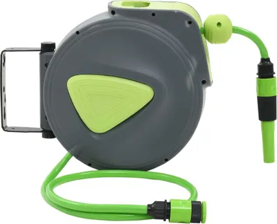Obrázek produktu pro vidaXL Naviják na vodní hadici s automatickým zatahováním na stěnu 10+1 m
