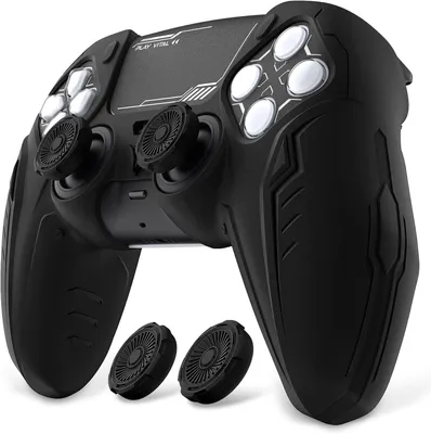 Productafbeelding van Siliconen Beschermhoes Mecha-ontwerp - Geschikt voor PS5 Controller