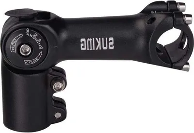 Produktbild von Famanu verstellbare Stuurpen 93 mm 0-90 Grad verstellbar - MTB Rennrad BMX - schwarz