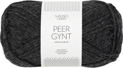Produktbild von Sandnes Peer Gynt 50g - 100% Schurwolle Schwarz meliert 1088