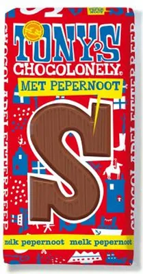 Produktbild von Tony’s Chocolonely 8719956490996, Milchschokolade, 180 g, Ingwer, 2245 kJ, 536 kcal, 32 g