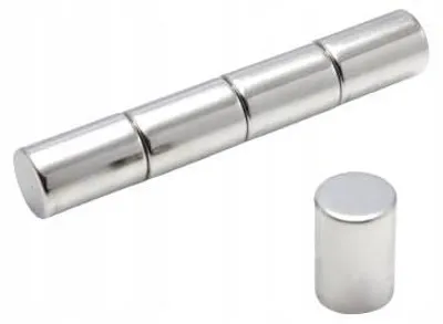 Produktbild von Neodym-Zylindermagnet MW 10x15 N38, 5 Stück