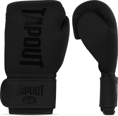 Produktbild von Boxhandschuhe aus Kunstleder HOOKY Black/Black 10 oz Tapout