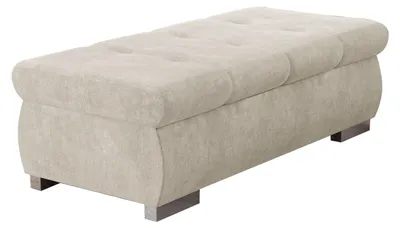 Produktbild von MIRJAN24 Polsterhocker Orkan Groß, Moderne Sitzhocker vom Hersteller, Holzkonstruktion, 120x60x39 cm (Farbe: Lumo 55)