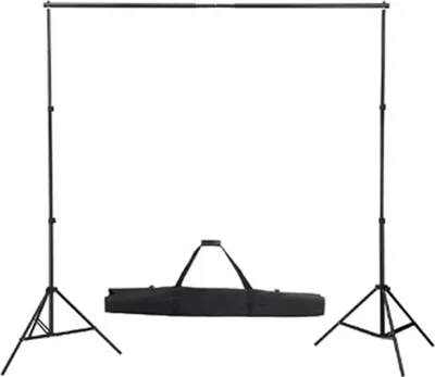 Obrázek produktu pro vidaXL Systém fotografického pozadí 300 x 300 cm Bílá