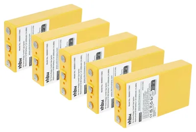 Produktbild von vhbw 5x Akku Ersatz für Itowa 26.105, BT7216MH, BT7216 für Industrie-Funkfernsteuerung Fernbedienung (2000 mAh, 7,2 V, NiMH)