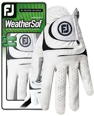 Produktbild von FOOTJOY WEATHERSOF WHITE/BLACK (für LINKE HÄNDE) – DAMENHANDSCHUH