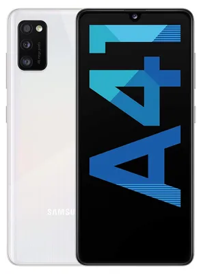 Produktbild von Samsung Galaxy A41 SM-A415F, 15,5 cm (6.1"), 1080 x 2400 Pixel, 4 GB, 64 GB, 48 MP, Weiß