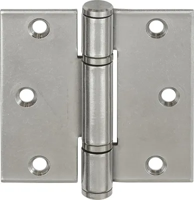Zdjęcie produktu dla Zawias drzwiowy Vormann, W85xH90mm, walcowany, stal nierdzewna, nierdzewny