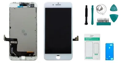 Produktbild von iPhone 8 Plus Display weiß - Set
