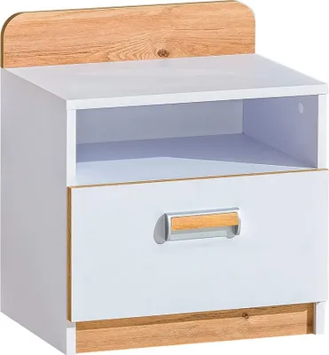 Obrázek produktu pro Noční stolek CEDAR - dub nash / bílý