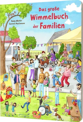 Produktbild von Das große Wimmelbuch der Familien