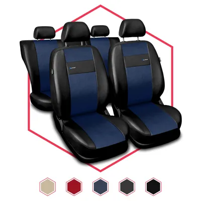 Produktbild von Autositzbezüge Universal Schonbezüge Sitzauflage PKW Auto für Peugeot 207 Blau