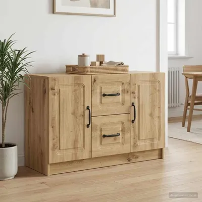 Obrázok produktu pre vidaXL Komoda Artisan – dub 89 x 34,5 x 57 cm drevotrieska