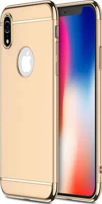 Image de Hybrid Cover for Apple iPhone XR Handy Cover Case Case Bumper Gold