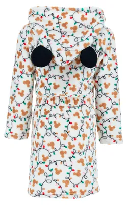 Produktbild von Minnie Mouse Kinder Mädchen Bademantel Morgenmantel , Farbe:Weiß, Größe:98