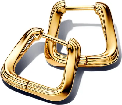 Image de Pandora Petit Triangle Torsadé Créole Boucles d'oreilles 263875C00