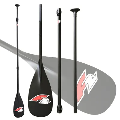 Produktbild von F2 SUP Paddel 40% Carbon Paddle 3-teilig 178-220cm Schwarz