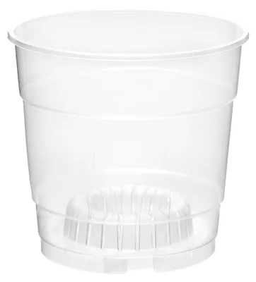 Produktbild von Stilvolle Blumentöpfe rund: Grüne Schönheit für Zuhause GD-0024 (1 Stück - Transparent, 12cm H=10,5cm)