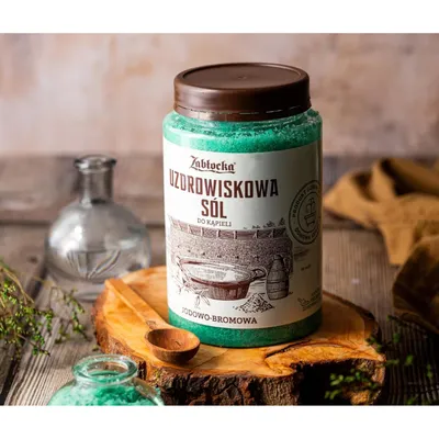 Image de Sel de cure Zabłocka contenant de l'iode et du brome pour le bain 1,2 kg – 2 pièces