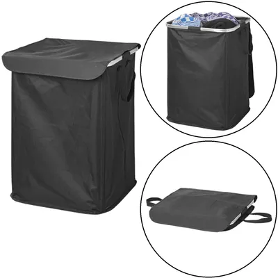 Produktbild von Wäschesack Reise 45x45x60cm Wäschekorb faltbar 45x45x4cm Camping Wohnwagen