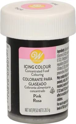 Produktbild von Wilton Icing Color Pink Gel Lebensmittelfarbe Wilton Farbe:: Rosa, Gewicht:: 28g