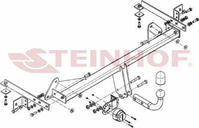 Produktbild von Z546337 Anhängerkupplung passend für FIAT 500 L 2012-2017 starr